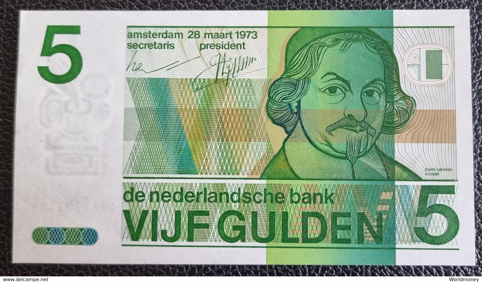 Netherlands 5 Gulden 1973  UNC - 5 Gulden