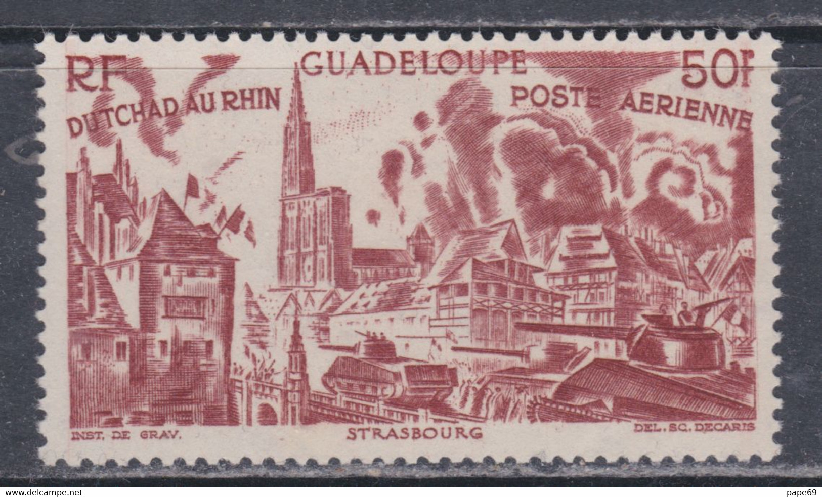 Guadeloupe PA N° 13  XX Partie De Série :  Vues : Plantation Sans Charnière, TB - Airmail