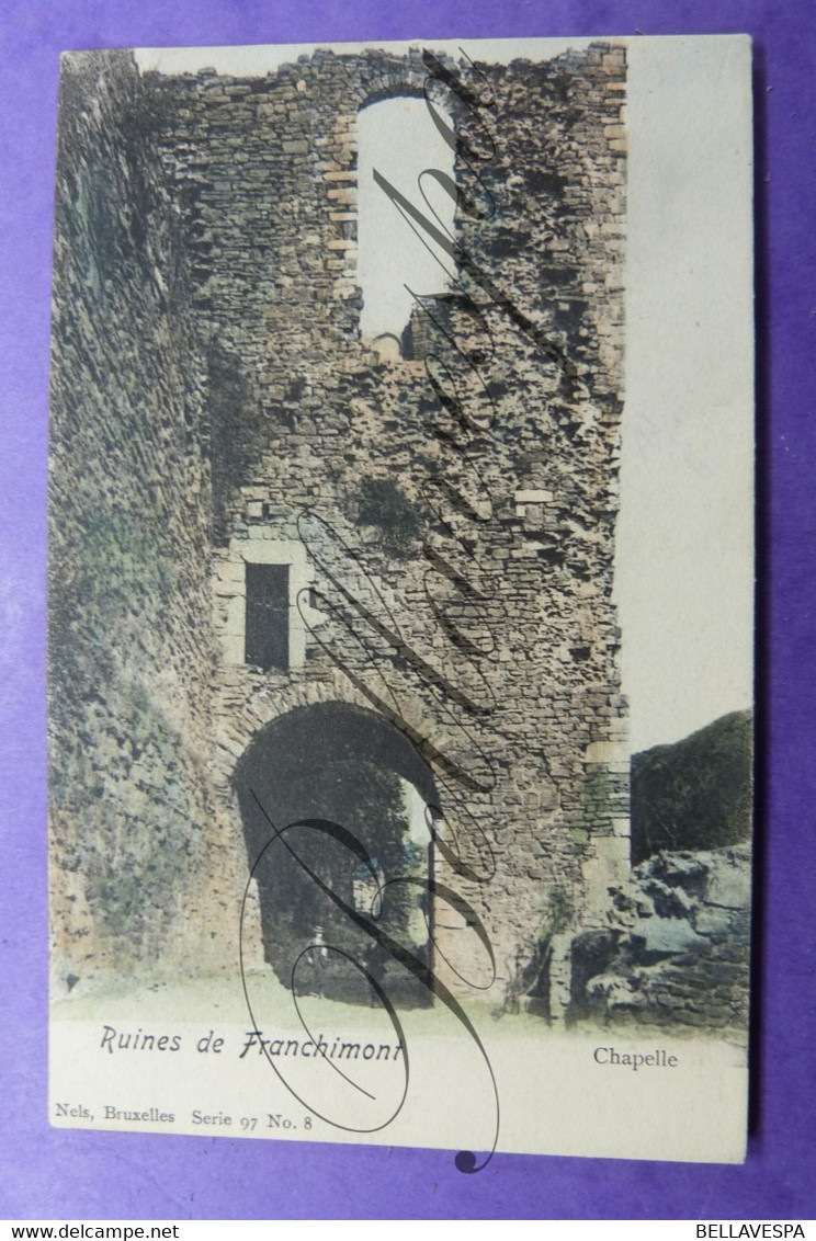 Franchimont Ruines Chapelle. Nels Serie 97, N°8 & N°7 - 2 X Cpa - Theux