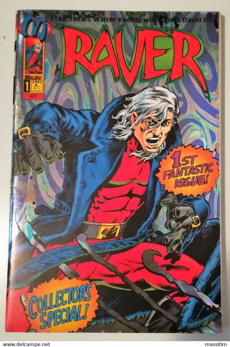 Raver N.1 ( Malibu Comics 1993 ) Foil Cover - Originale USA. - Autres Éditeurs