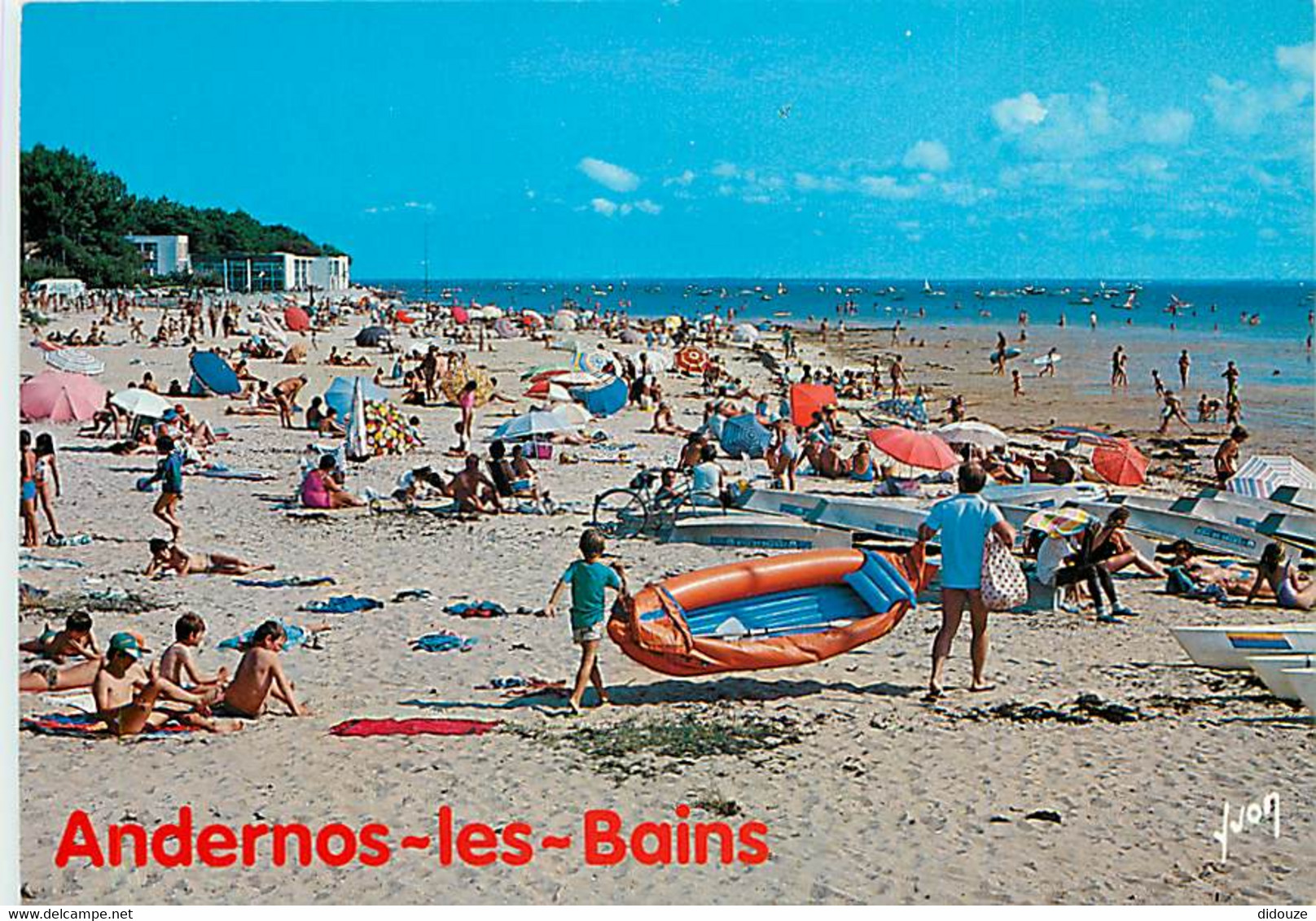 33 - Andernos Les Bains - La Plage Du Betey Et à Gauche Vitahotel - Bassin D'Arcachon - CPM - Voir Scans Recto-Verso - Andernos-les-Bains