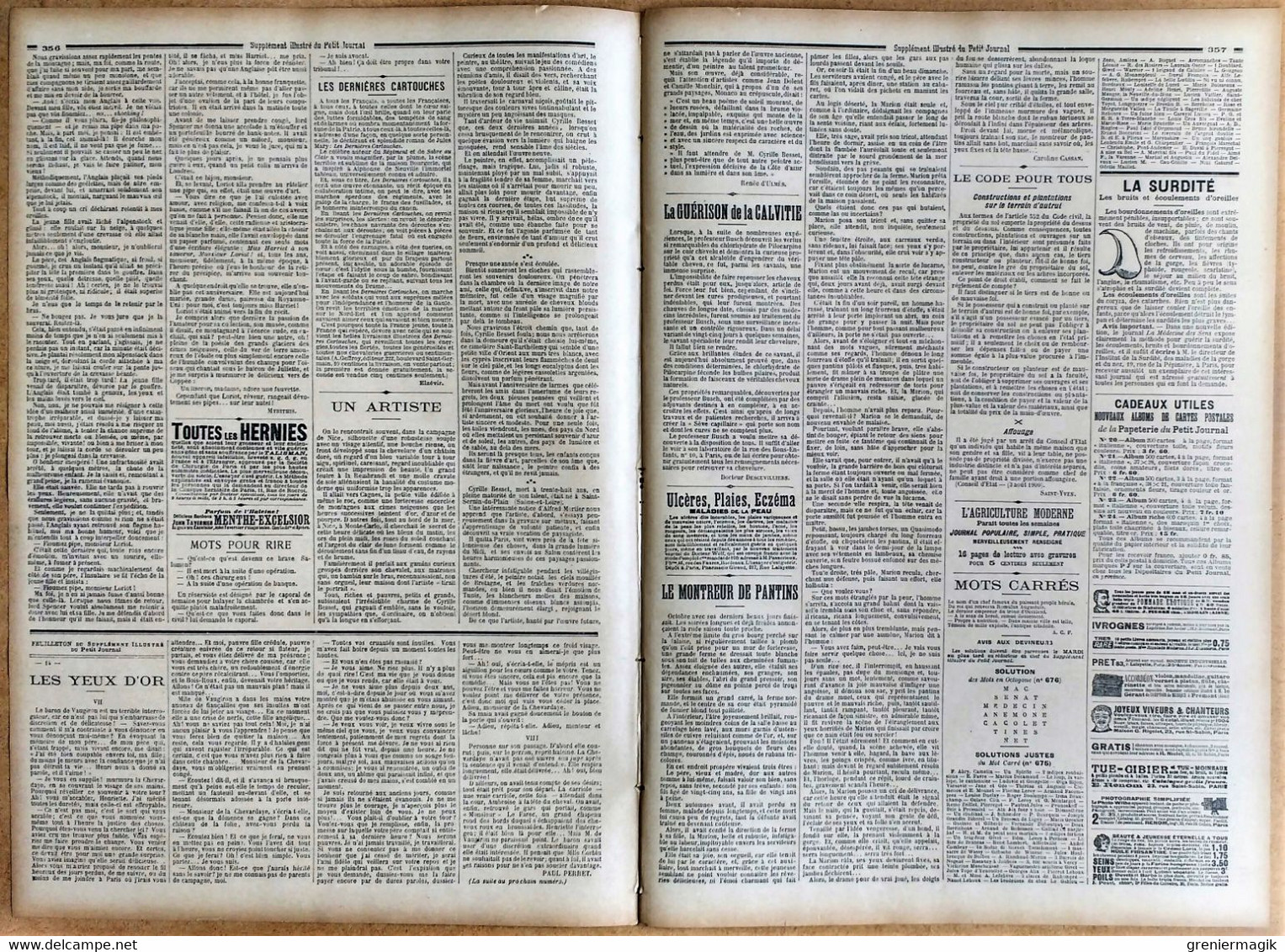 Le Petit Journal N°677 8/11/1903 La Course Des Midinettes (Ouvrières De La Couture, Mode) - Confrontation Giriat/Bassot - Le Petit Journal