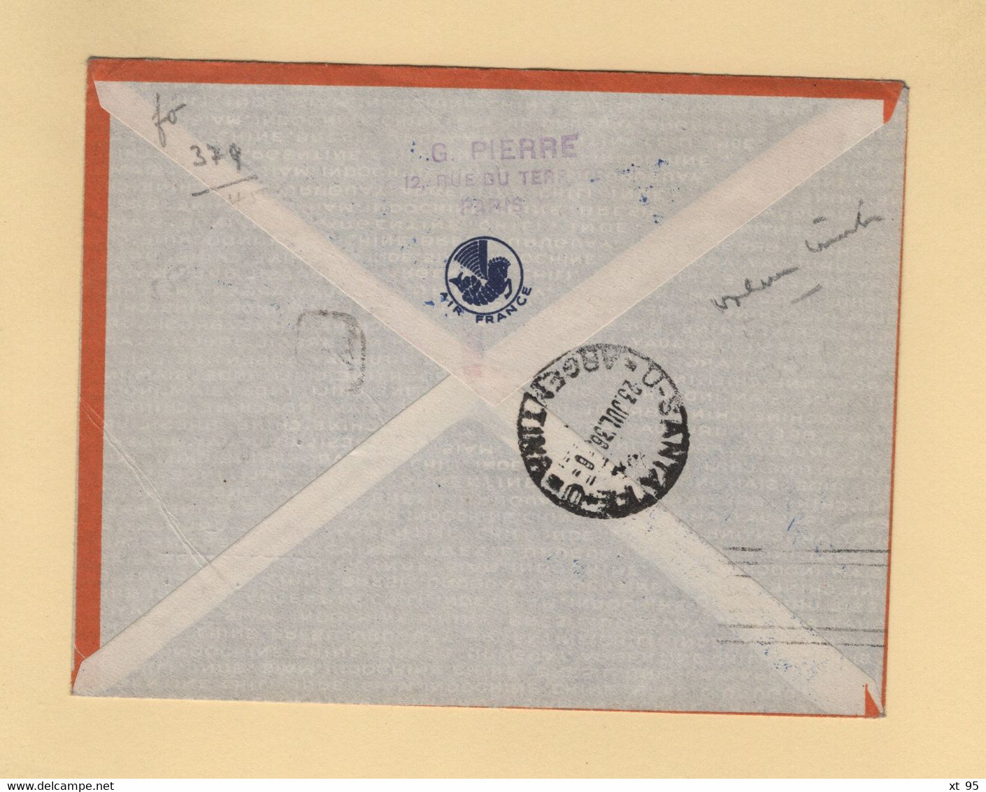 100e Traversee Aerienne De L Atlantique Sud - 19-7-1936 - Le Bourget Destination Argentine - 1960-.... Cartas & Documentos