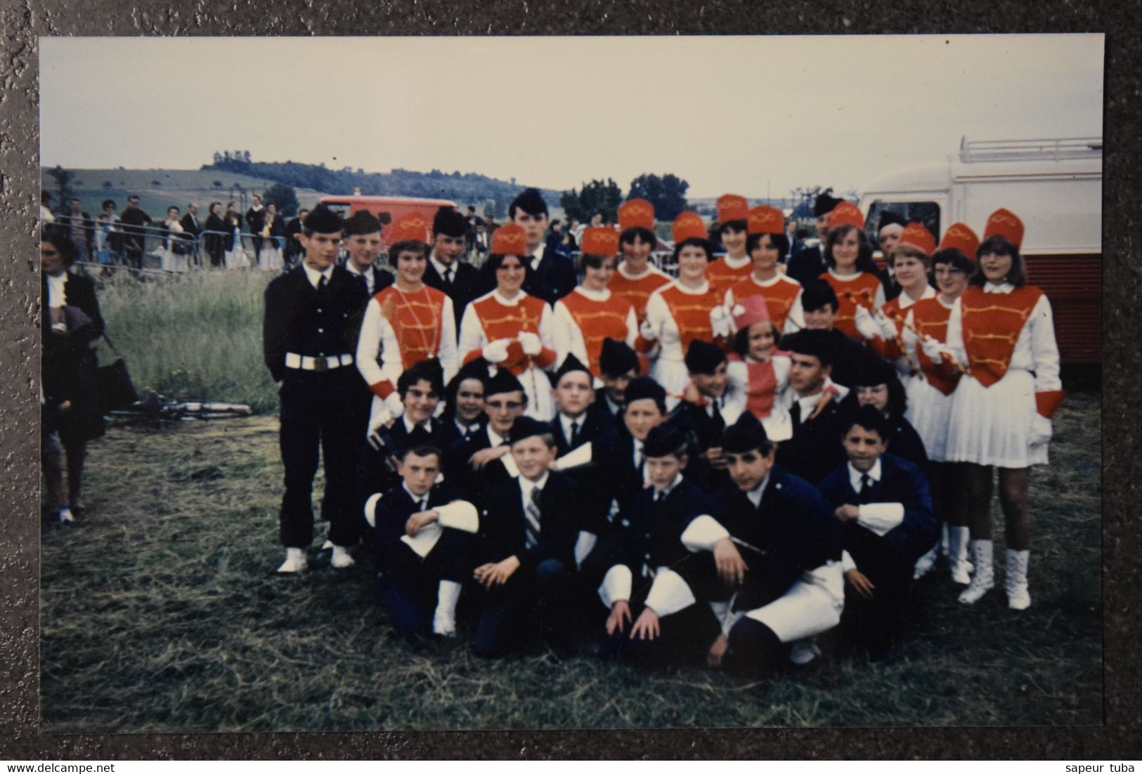 Lot De 5 Photos Majorettes Et Fanfare De Hayange - Altri & Non Classificati