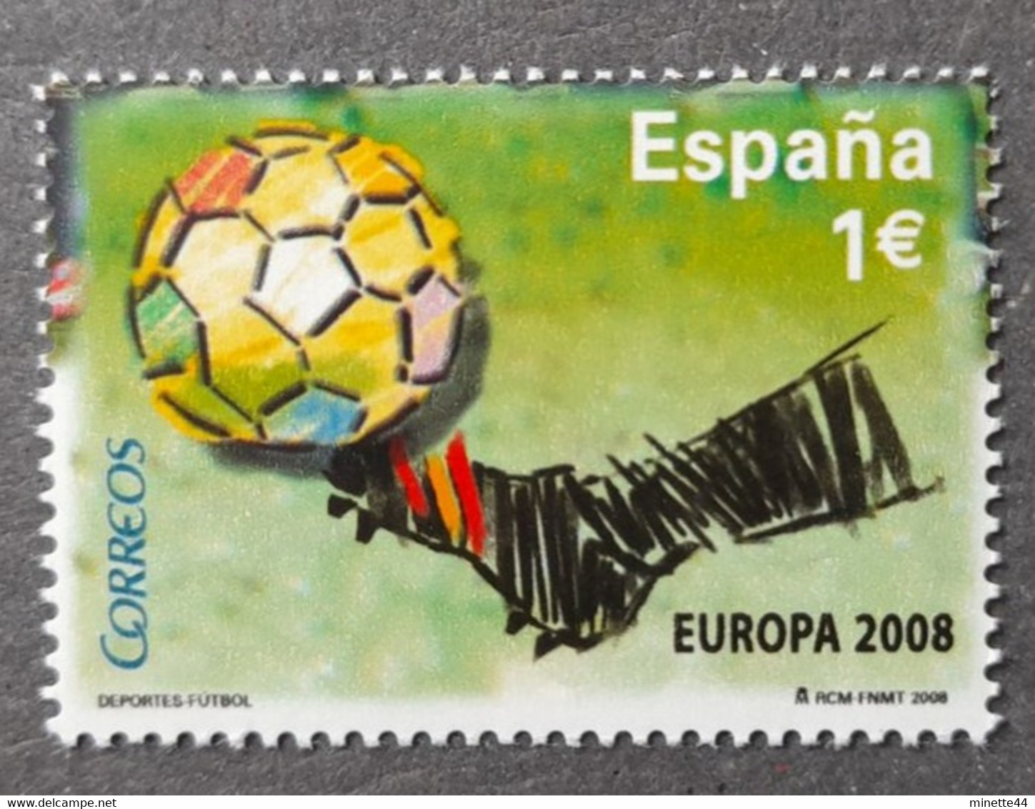 ESPAGNE ESPANA  MNH** UEFA 2008 FOOTBALL SOCCER CALCIO FUSSBALL FOOT FUTBOL FOTBAL VOETBAL FUTEBOL - UEFA European Championship