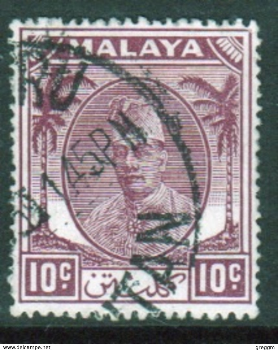 Malaya Kelantan 1951 Single 10c Definitive Stamp In Fine Used - Kelantan