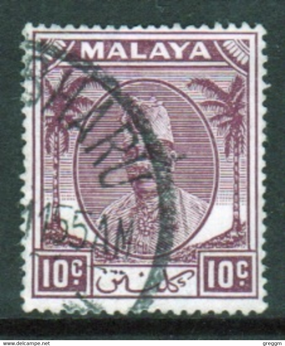 Malaya Kelantan 1951 Single 10c Definitive Stamp In Fine Used - Kelantan