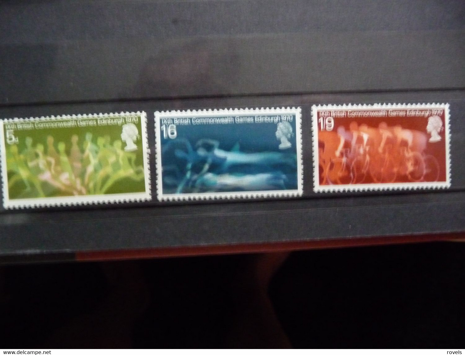 (ZK1) Great Britain 1970 SG832-834 QEII Commonweath Games Set MNH - Ungebraucht