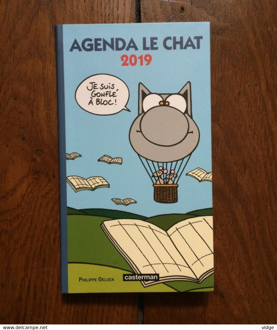 Mini AGENDA  Casterman Belge 2019 Philippe Geluck LE CHAT Notebook Comme Neuf - Agendas Vierges