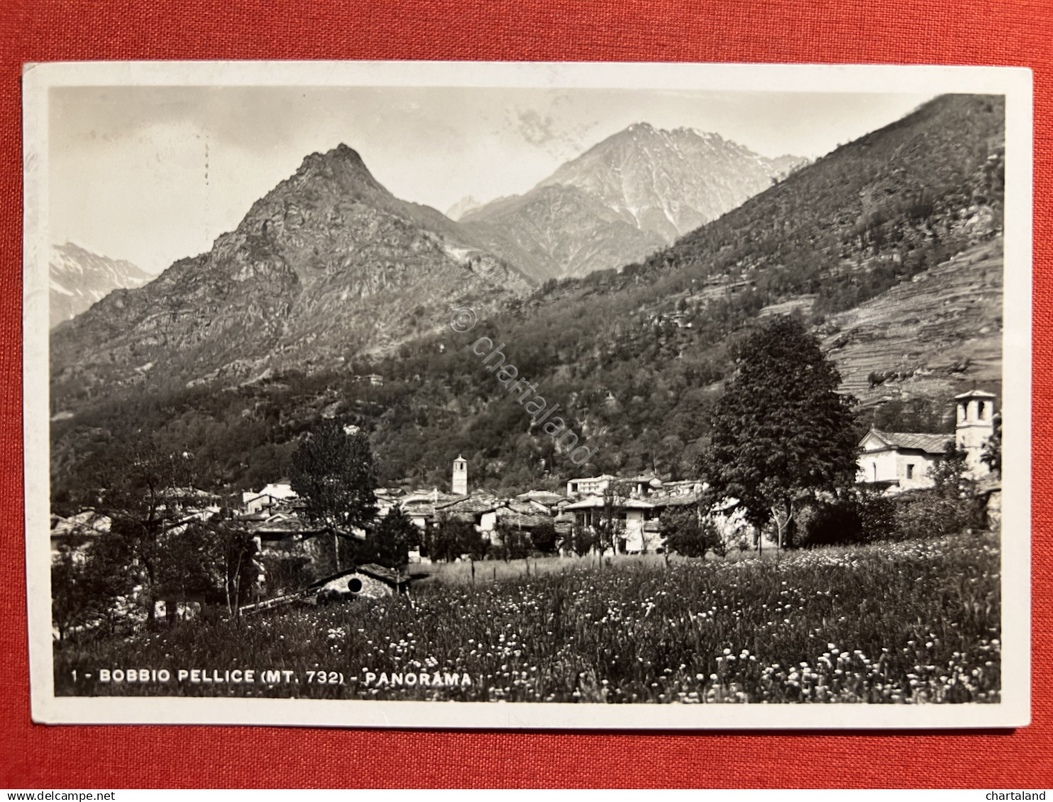 Cartolina - Bobbio Pellice - Panorama - 1937 - Other & Unclassified