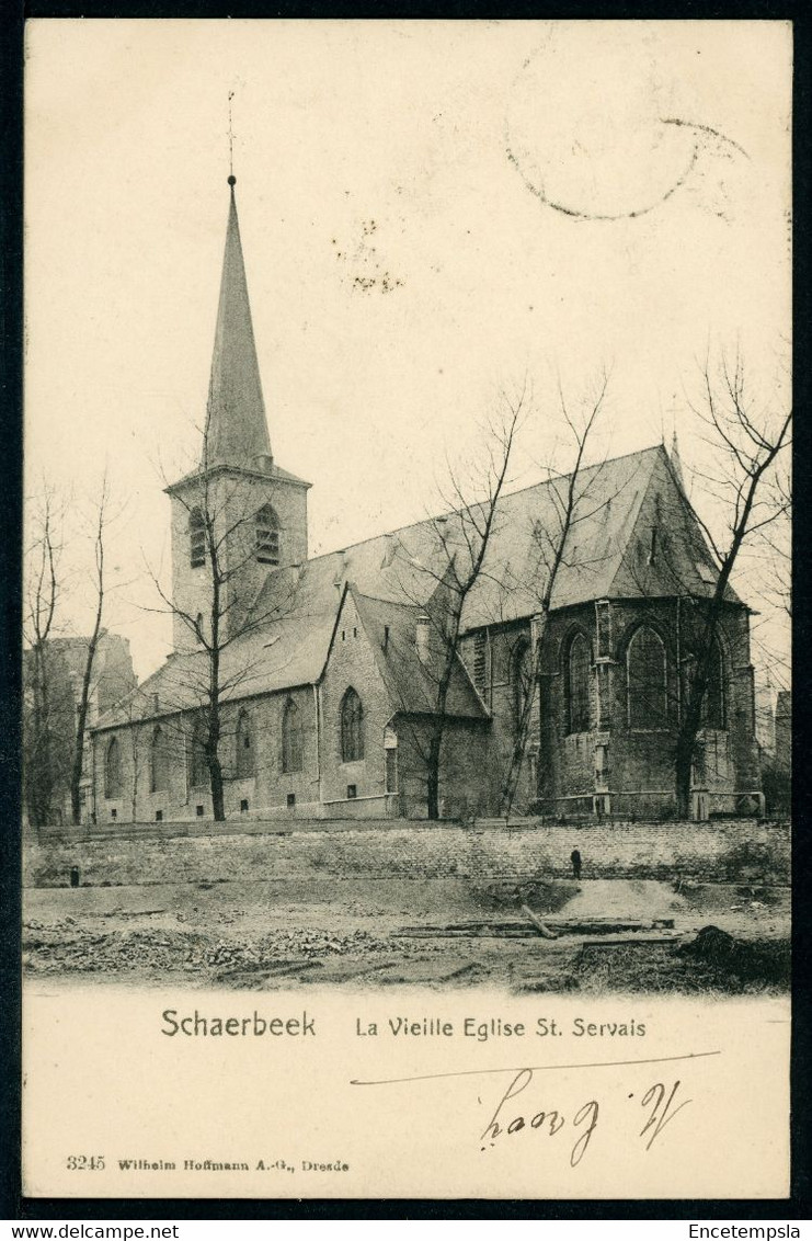 CPA - Carte Postale - Belgique - Schaerbeek - La Vieille Eglise St Servais - 1906 (CP20441) - Schaerbeek - Schaarbeek