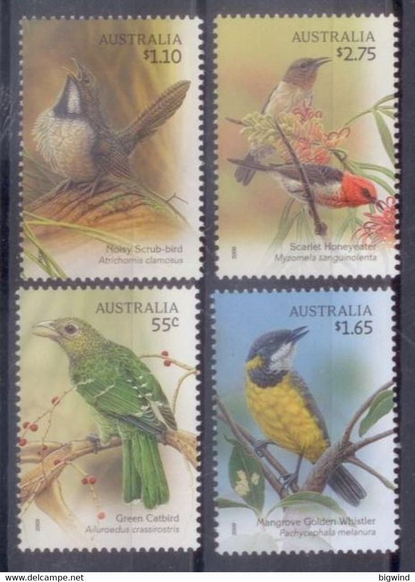 4 G50 Australia 2009  Aves Oiseaux Birds 4v  Mnh** - Other & Unclassified