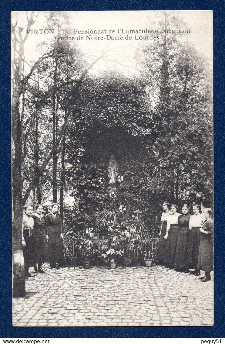 Virton. Pensionnat De L'Immaculée Conception. Grotte De Notre-Dame De Lourdes - Virton