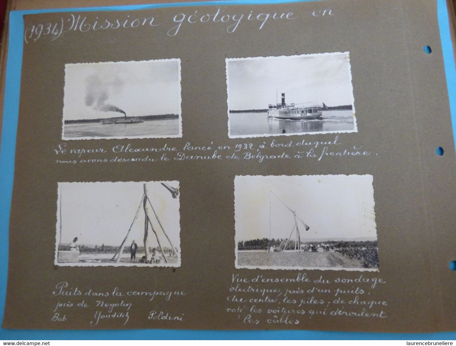 MISSION GEOLOGIQUE  EN YOUGOSLAVIE -  NEGOTIN - KLADOVO - MINES DE BOR  1934 -  André LAUNAY INGENIEUR A SAINT-NAZAIRE - Places