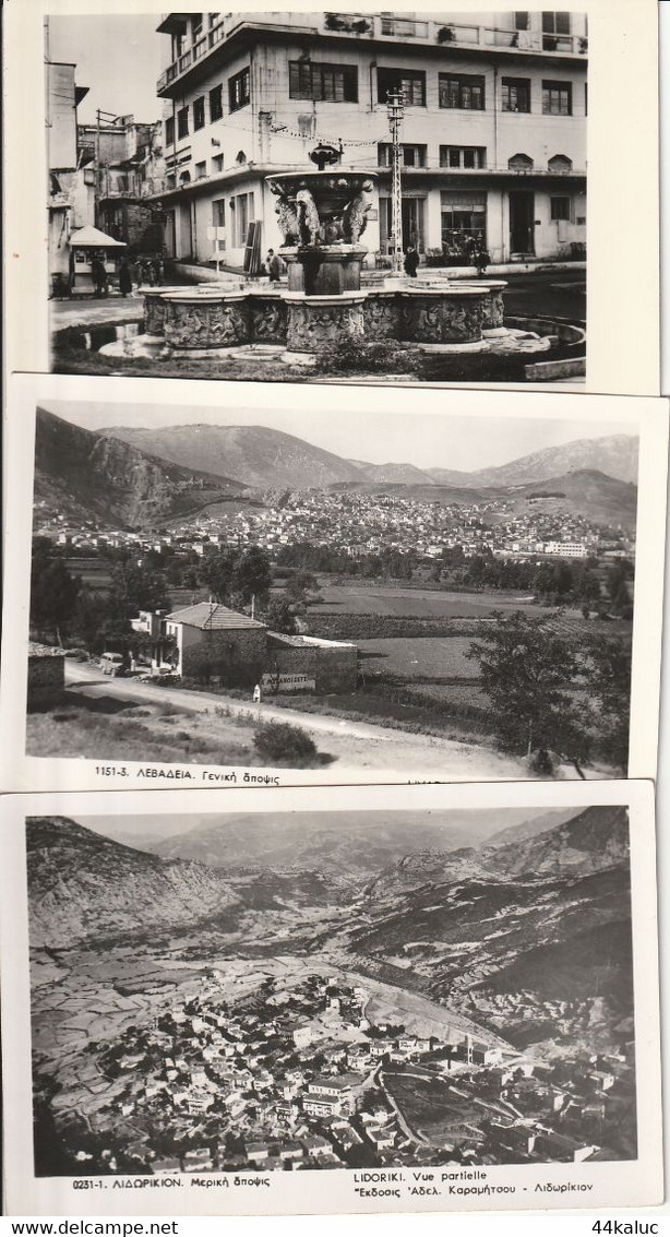 Un Lot De 10 Cartes Anciennes Dont Livadia - Greece