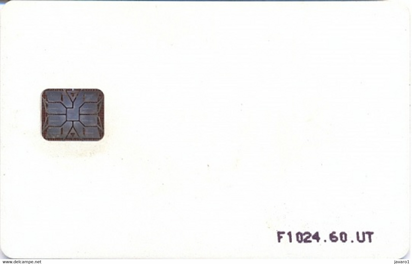 USWEST : UWT15 F1024.60.UT White Card SI-6 MINT - Chipkaarten