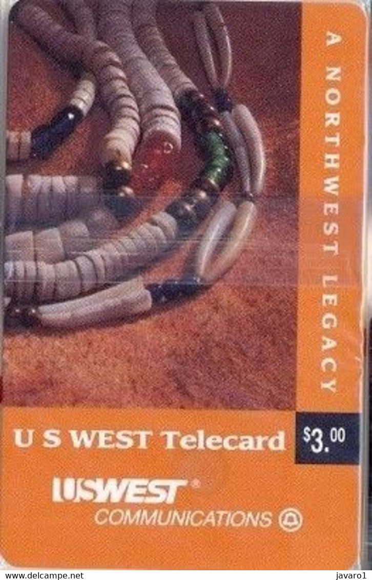 USWEST : UW006 $3.00 Ed. 2 Series 1 Of 5 MINT - Chipkaarten