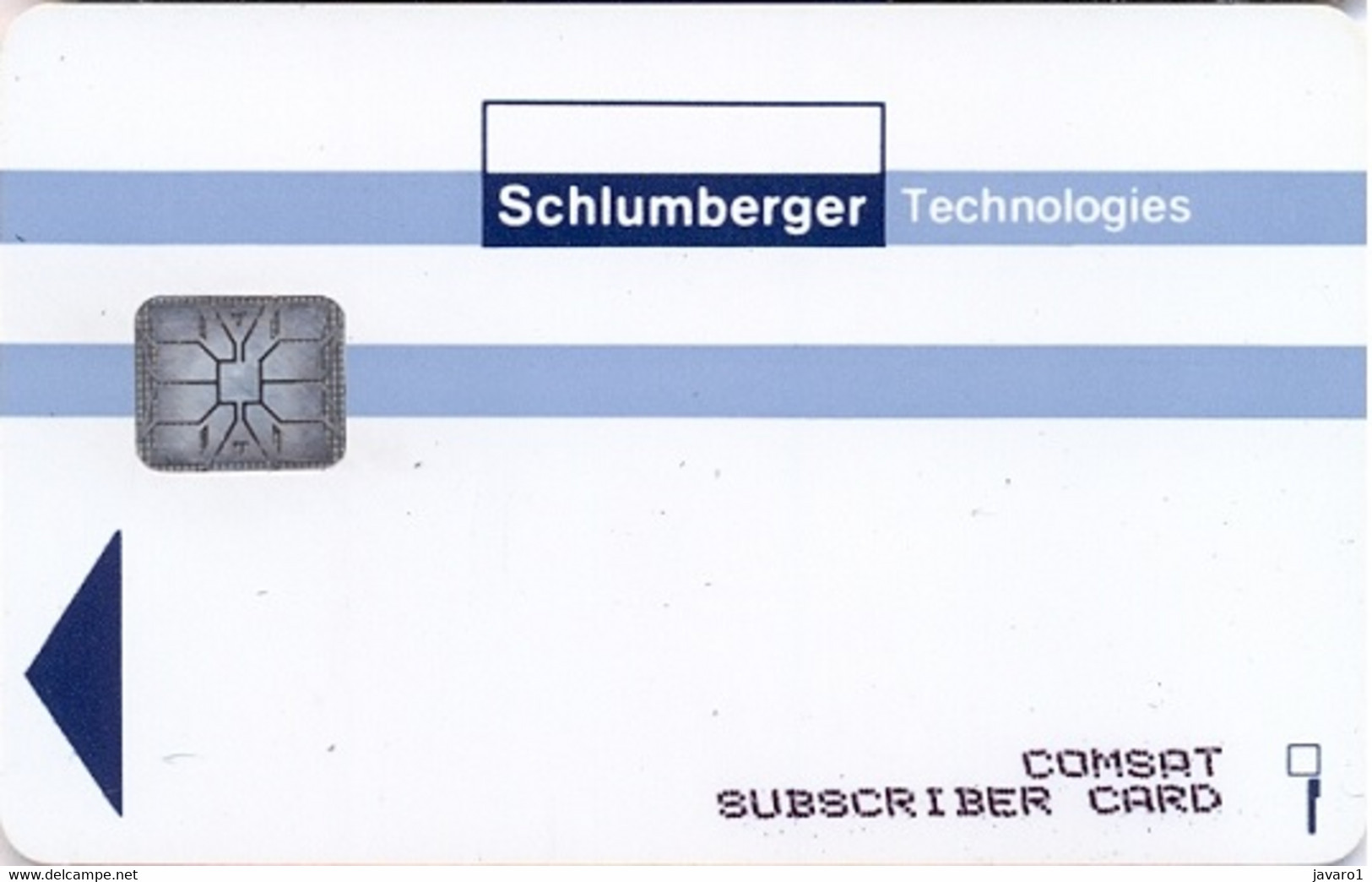 COMSAT : COMT2 COMSAT SUBSCRIBER CARD  SI-6 Schlumberger USED - Schede A Pulce