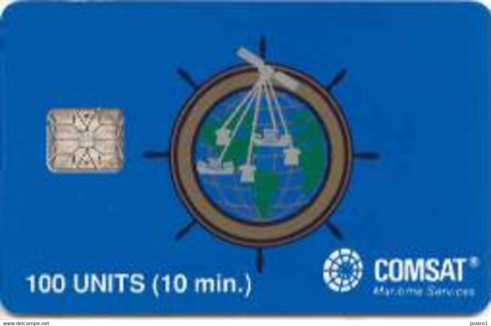 COMSAT : COM13A 100u COMSAT SI-6 (ctrl 2020) USED - [2] Chip Cards