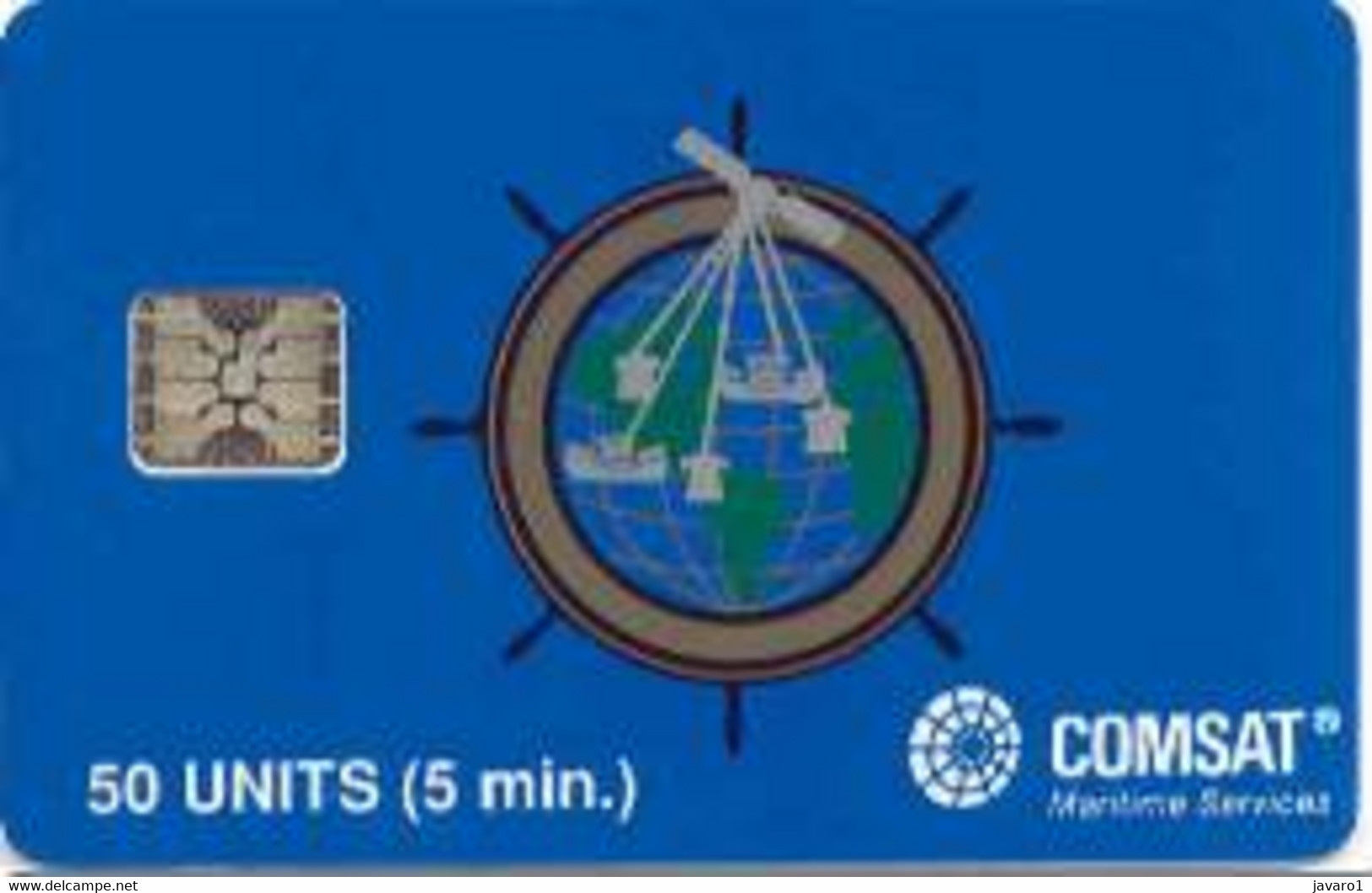 COMSAT : COM11C 50u COMSAT SI-5 SB DARK BLUE (2020) USED - [2] Chipkarten