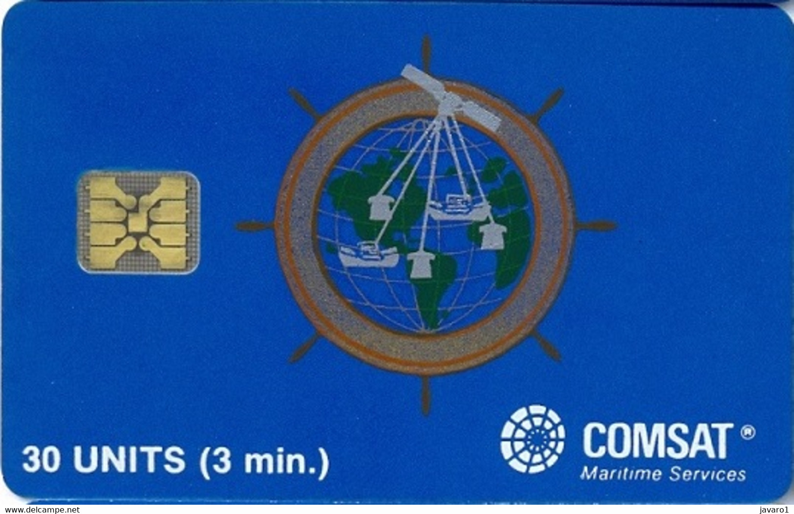 COMSAT : COM08 30u COMSAT SI-4gold (ctrl 1006) USED - [2] Chip Cards