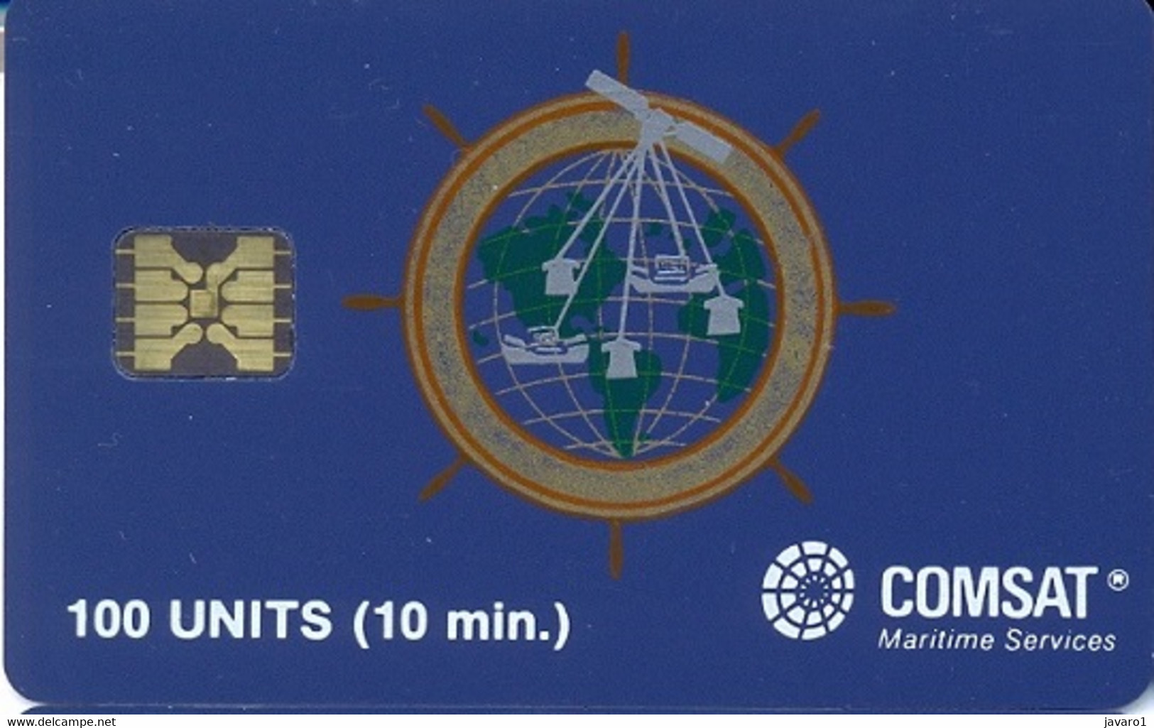 COMSAT : COM02 100u COMSAT SI-4 (ctrl 0189) MINT - Chipkaarten