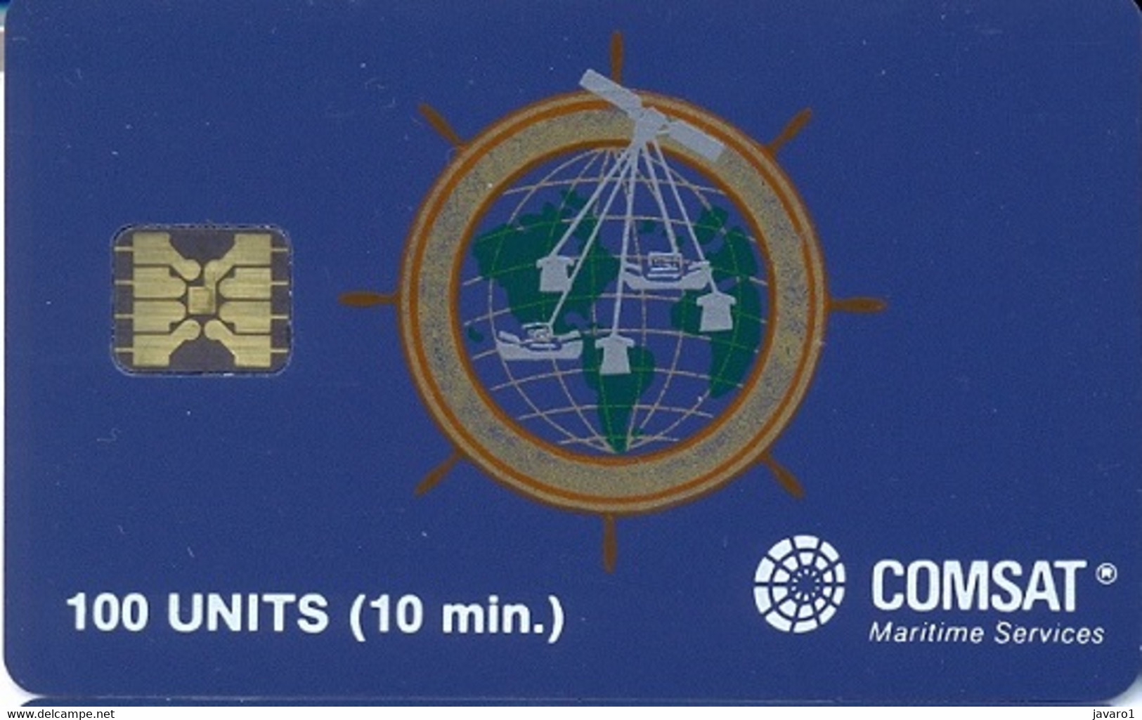 COMSAT : COM02 100u COMSAT SI-4 (ctrl 0189) MINT - [2] Chip Cards