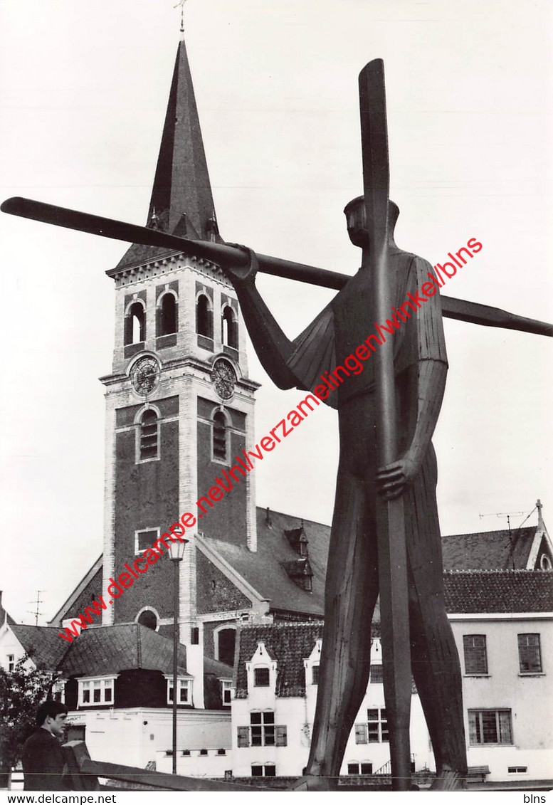 Standbeeld De Veerman - Sint-Amands - Sint-Amands