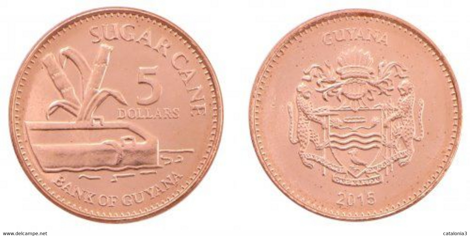 GUYANA - 5 Dolar 2002 Sc KM51 - Guyana