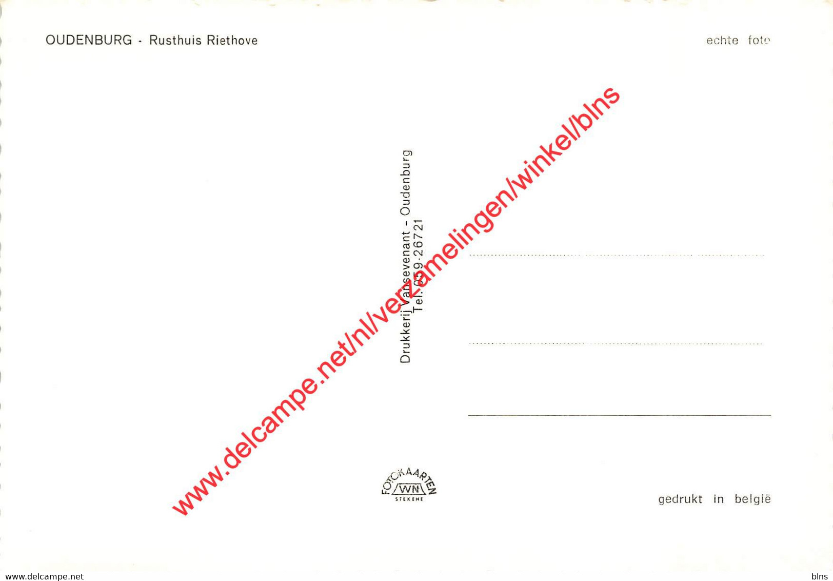 Rusthuis Riethove - Oudenburg - Oudenburg