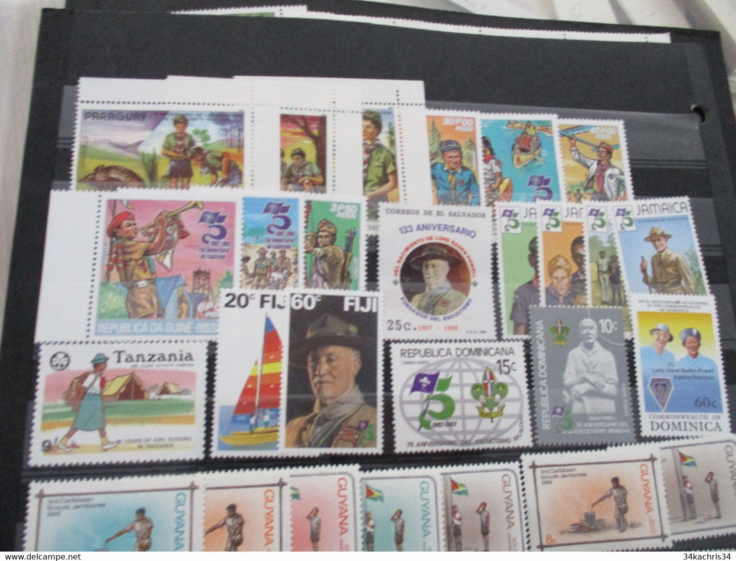 lot + de 230 Scoutisme majorité TP sans charnière Mint