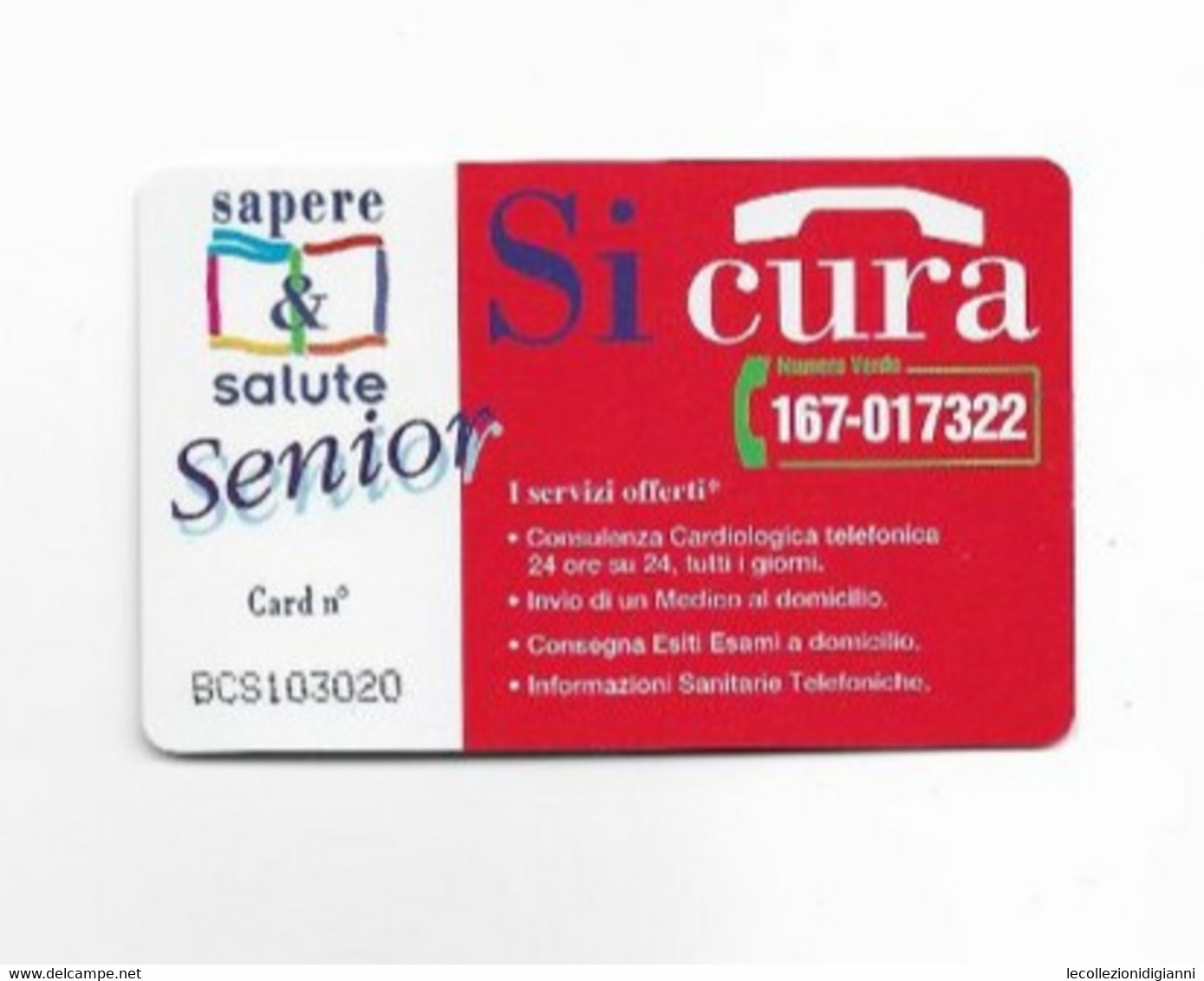 B11) 1998 Card Carta Si Cura Sapere & Salute Senior Bayer Europ Assistance Vintage Scad.31.05.98 - Gift Cards