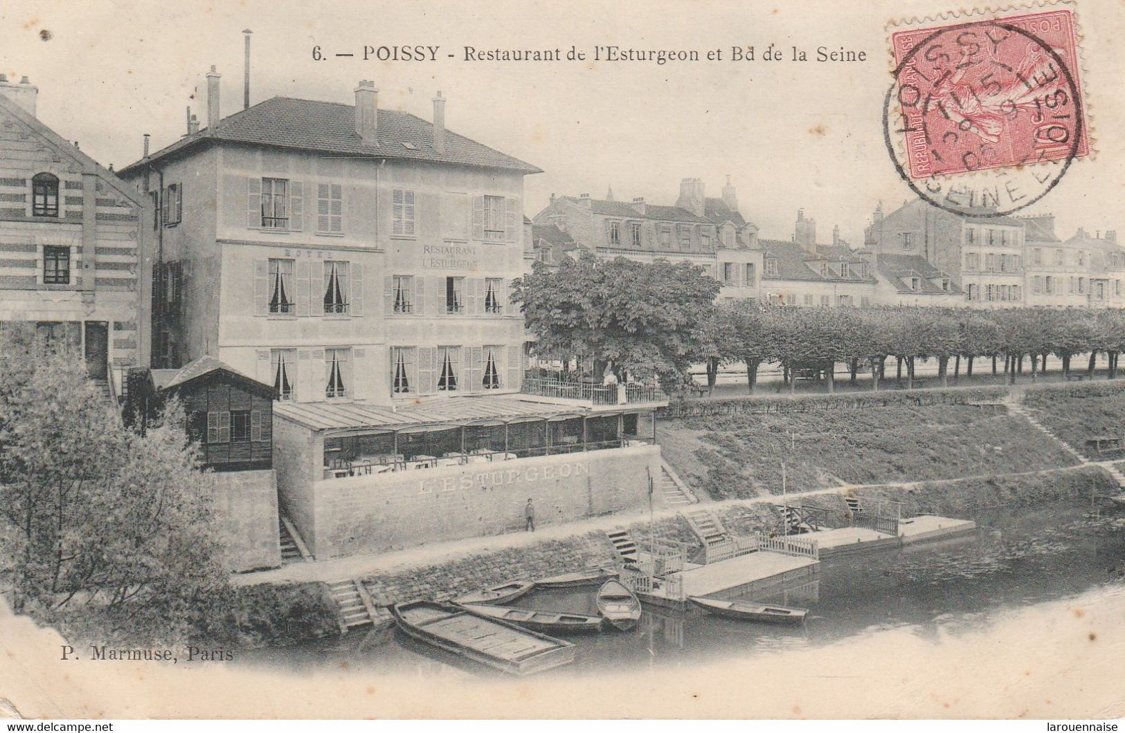 78 - POISSY - Restaurant De L' Esturgeon Et Bd De La Seine - Poissy