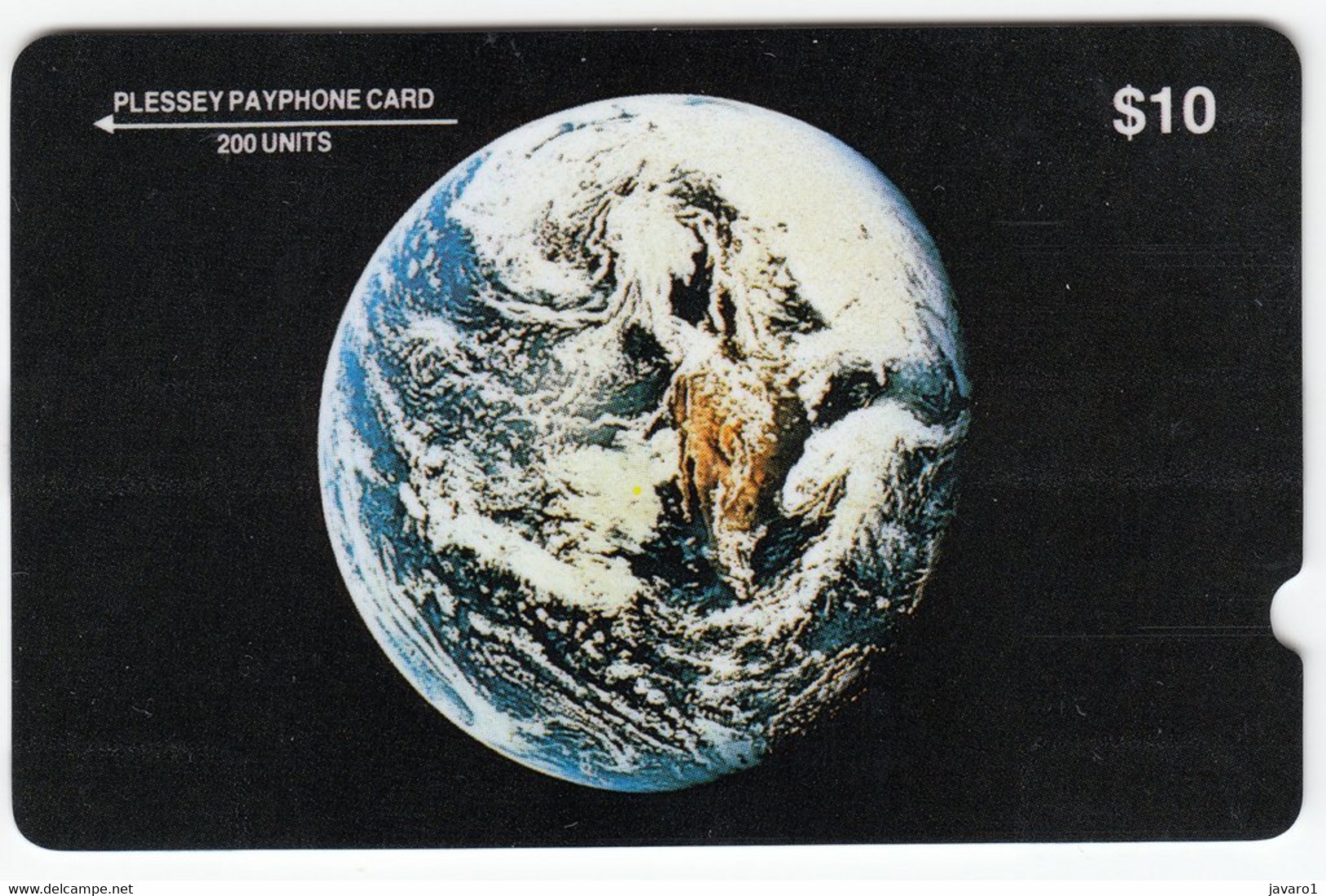 USA_ : PRO-P08 10$ PLANET EARTH MINT - Cartes Magnétiques