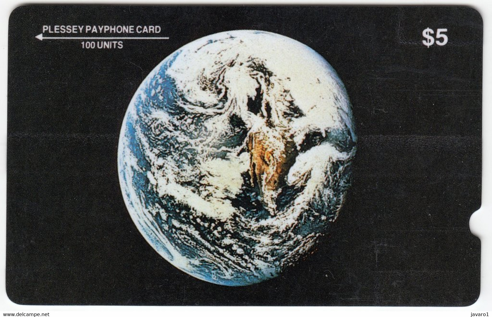 USA_ : PRO-P07 5$ PLANET EARTH MINT - Cartes Magnétiques