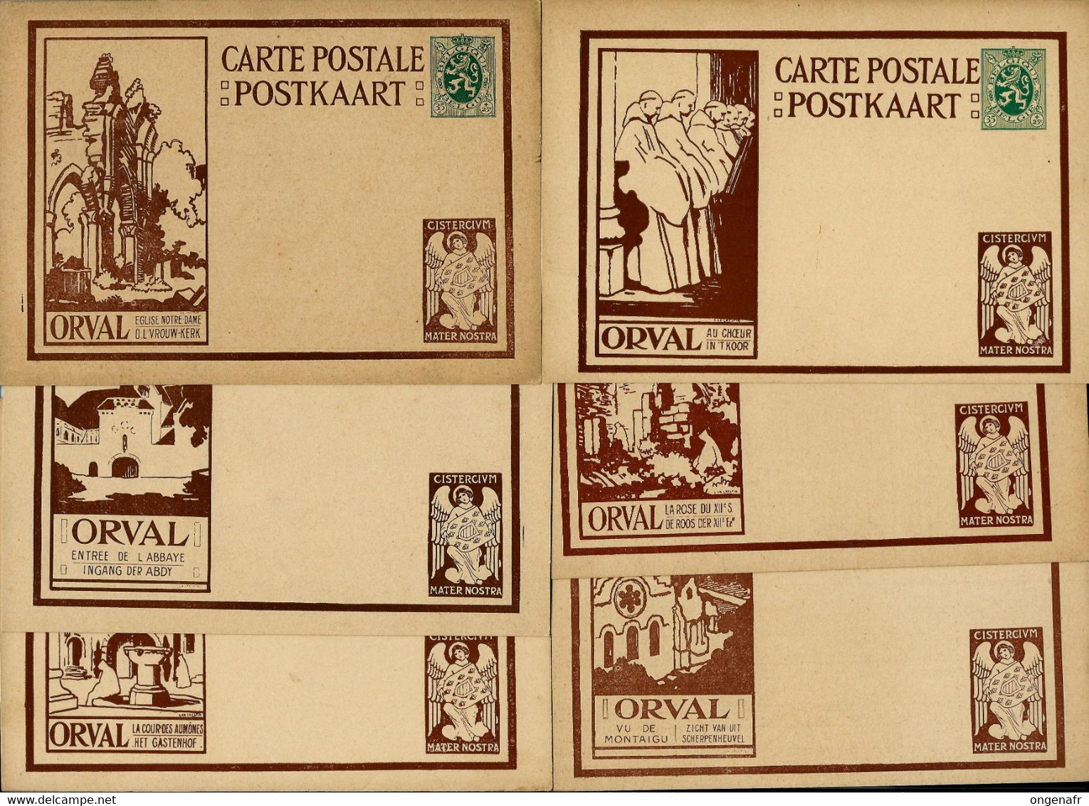 Cartes Illustrées Neuves ( Série N° 5 A Et B   ORVAL   Soit 12 Cartes Neuves Complète) - Illustrated Postcards (1971-2014) [BK]