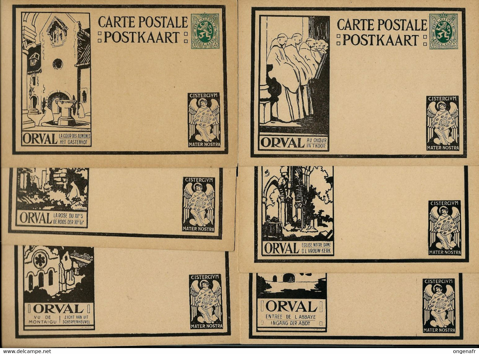 Cartes Illustrées Neuves ( Série N° 5 A Et B   ORVAL   Soit 12 Cartes Neuves Complète) - Illustrated Postcards (1971-2014) [BK]