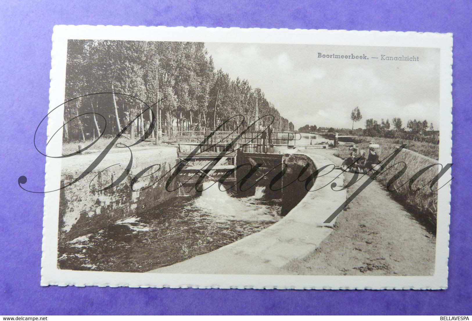 Boortmeerbeek Kanaalzicht Sluis-Sas. Binnenvaart - Boortmeerbeek