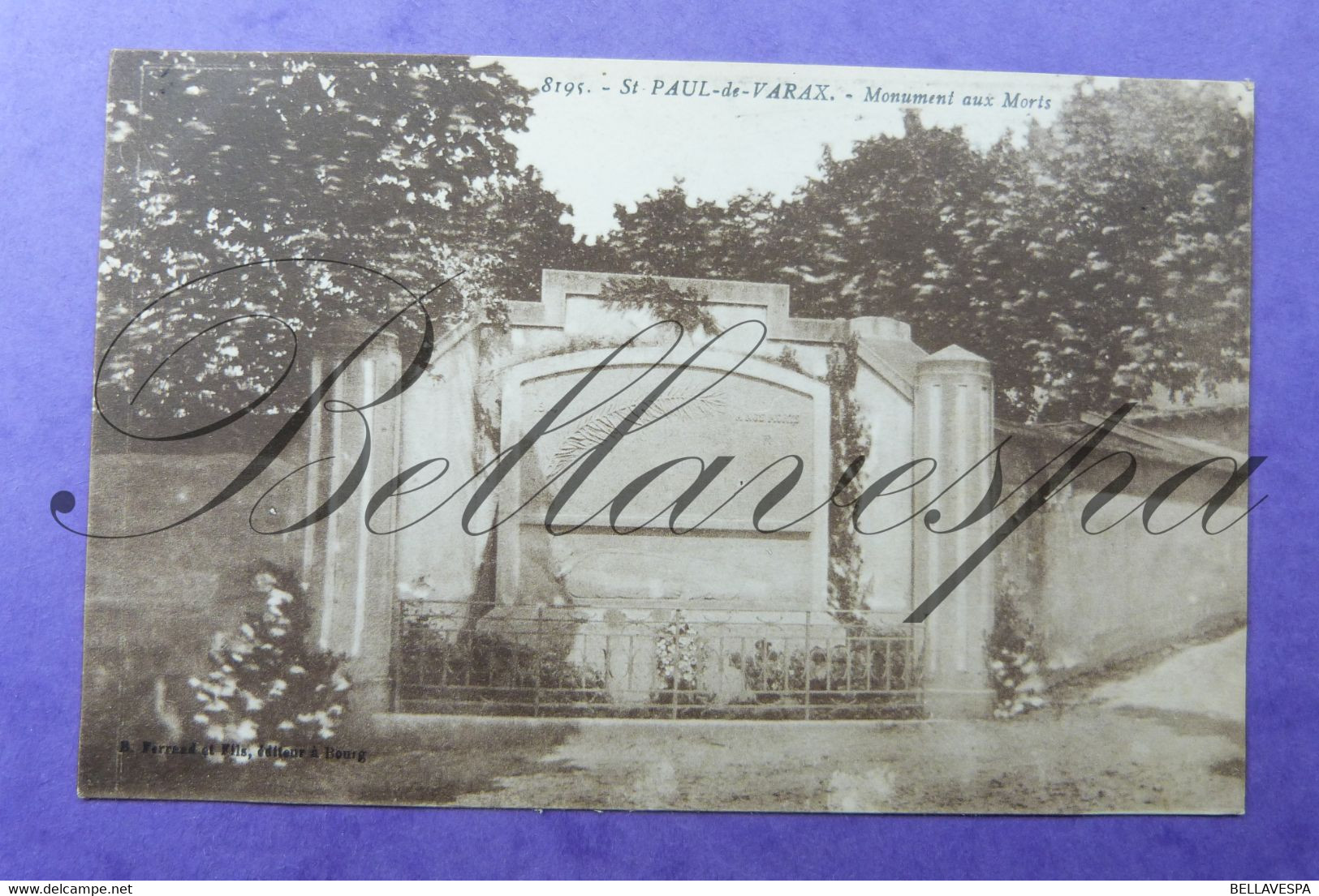 St. Paul-de Varax. Aux Morts 1914-1918 Guerre Mondiale -D01 - War Memorials