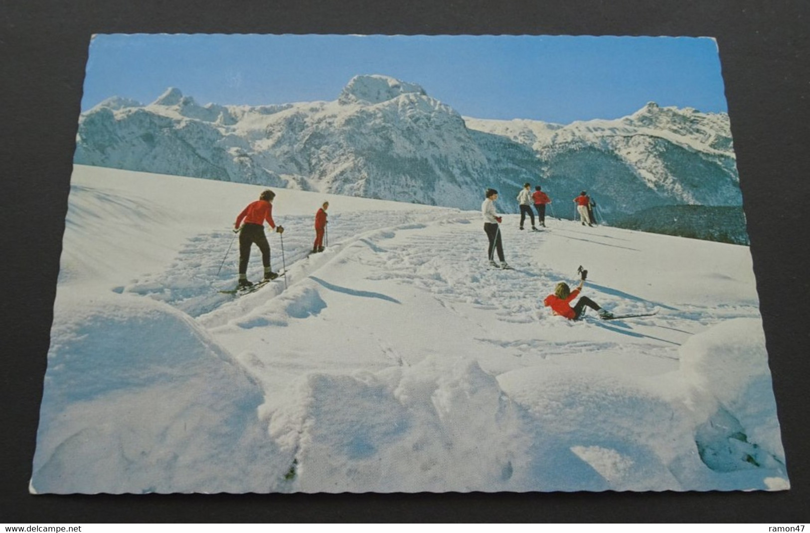 Abtenau Wintersportplatz Mit Tennengebirge - Cosy Kunstverlag, Brigitte David-Gründler, Salzburg - # W 2163 - Abtenau