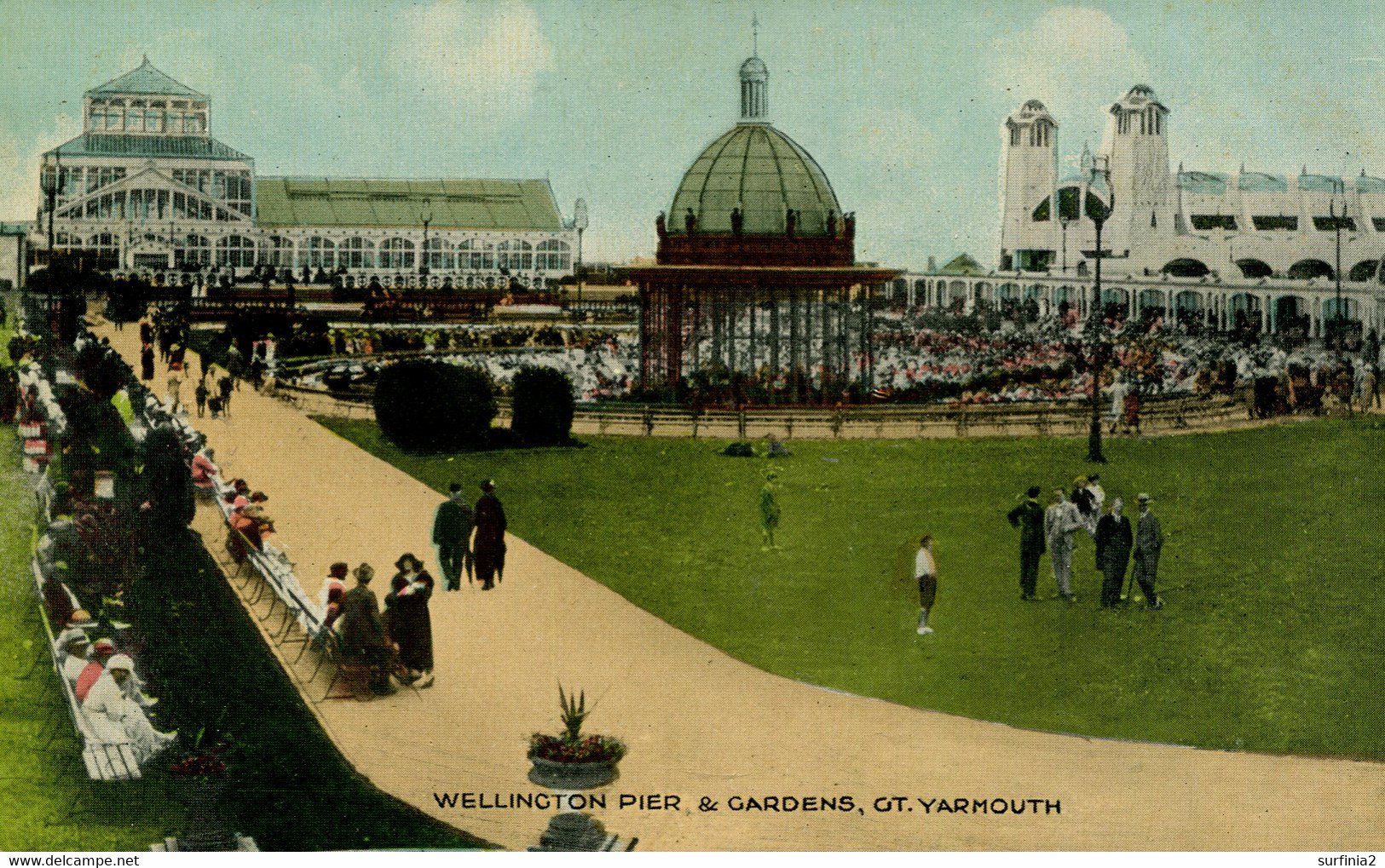 NORFOLK - GREAT YARMOUTH - WELLINGTON PIER AND GARDENS Nf730 - Great Yarmouth