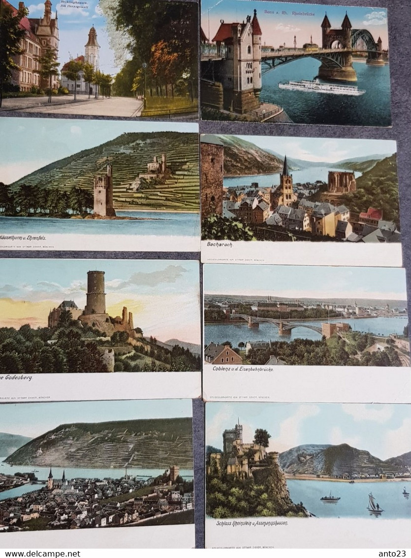 Lot De Carte Postale Allemande Diverse Régions Et Villes - Verzamelingen & Kavels