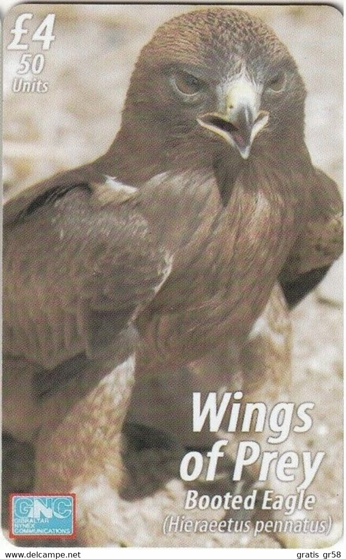 Gibraltar - GIB-C-14, Booted Eagle, 2001, 5000ex, VF Used` - Gibilterra