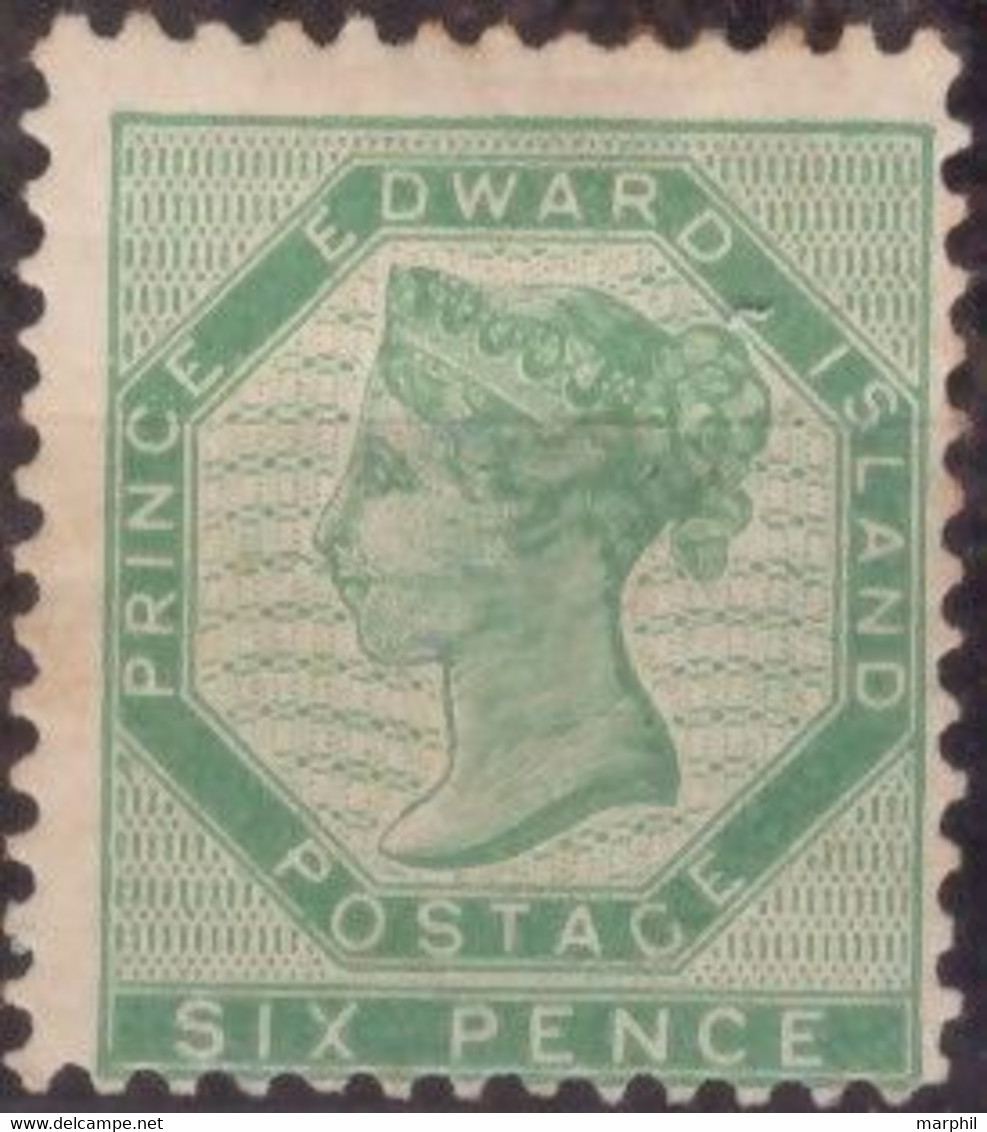 Canada Kanada Prince Edward Island 1862 Victoria MiN°8 Six Pence MLH/* Vedere Scansione - Unused Stamps