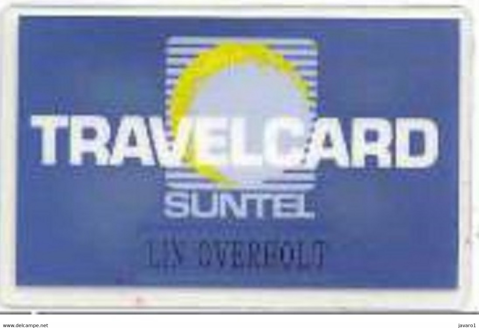 USA : USAN301 TRAVELCARD SUNTEL (plastified) USED - A Identificar