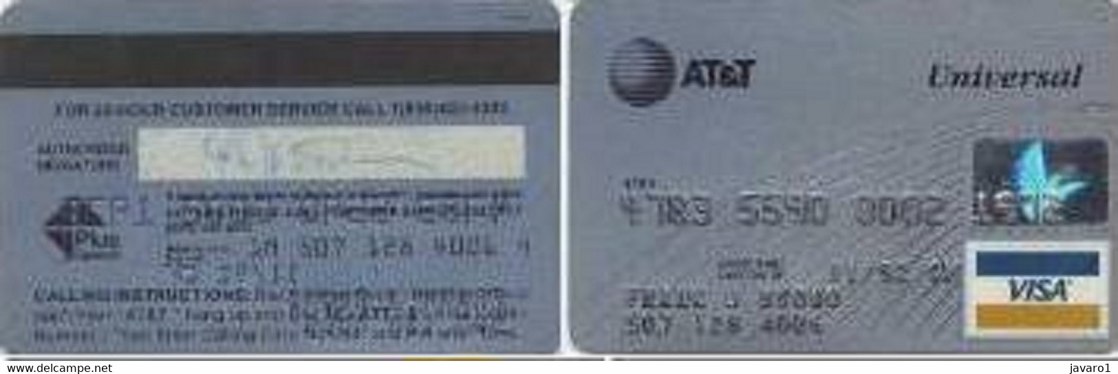 USA : USAAA710 AT+T Universal+VISA  17764M USED - Te Identificeren