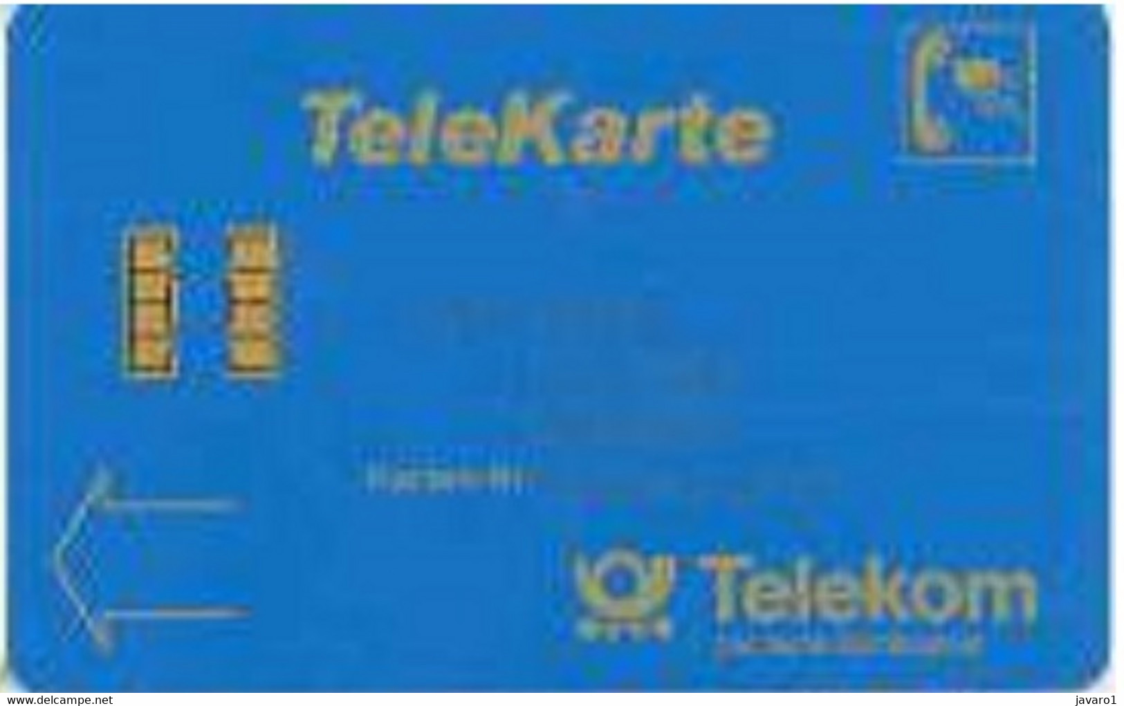GERMANY : DUI2 TeleKArte (National) Blue USED - Te Identificeren