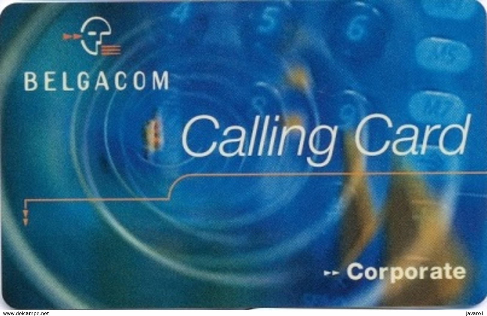 BELGIUM : BEL04 BELGIUM : Calling Card Corporate USED - Te Identificeren