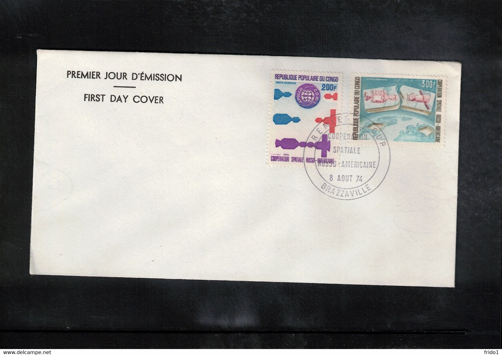 Congo 1974 Space / Raumfahrt  Apollo - Soyuz FDC - Afrique