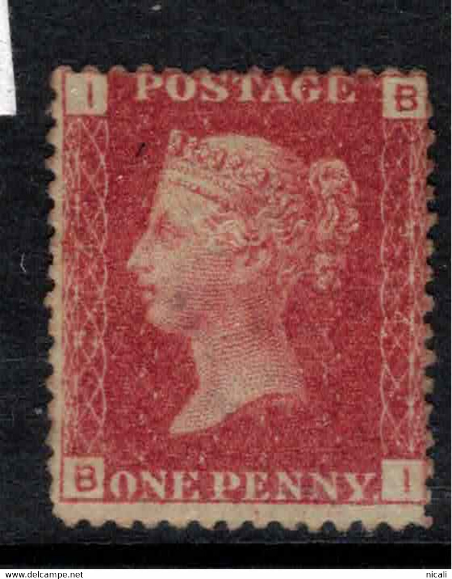 GB 1864 1d Red Plate 214 SG 48 HM #BWD12 - Ongebruikt